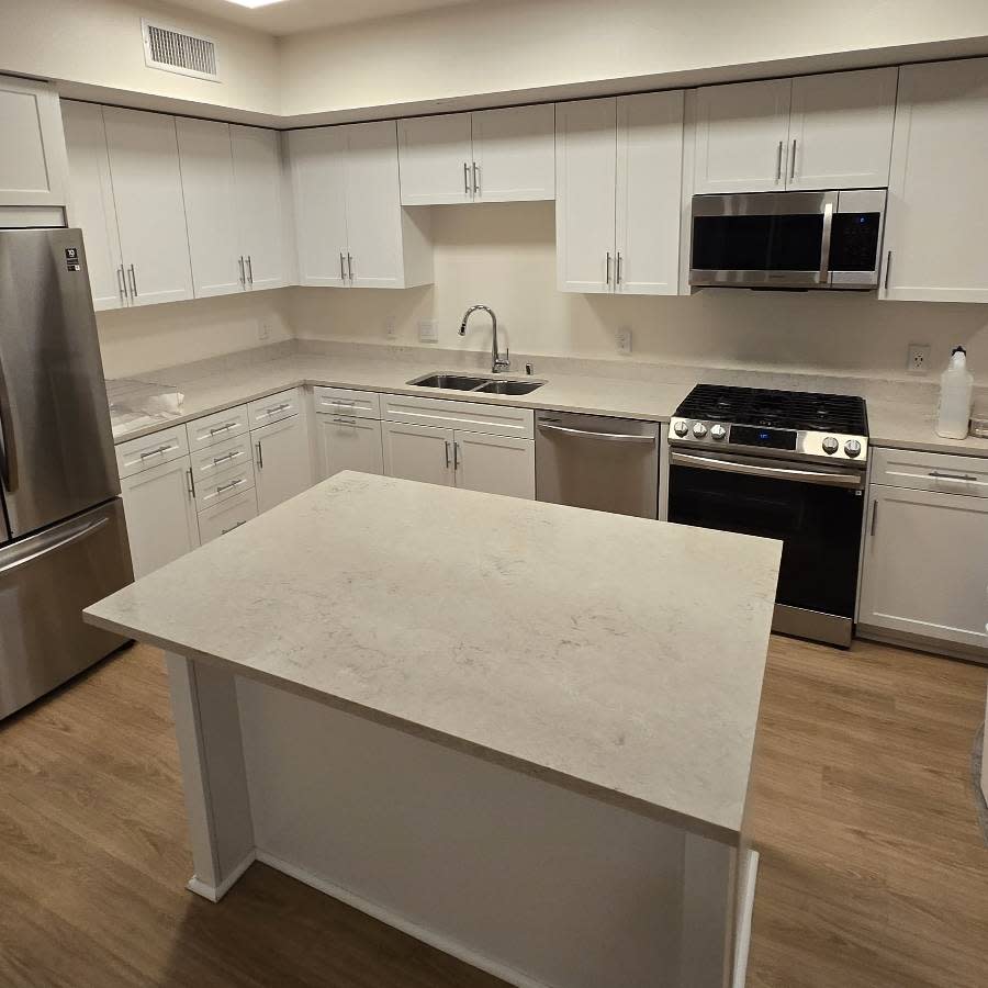 A bright, well-kept home interior