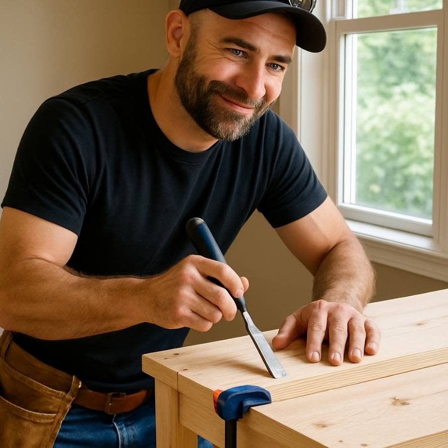 Careful finish work, done by hand